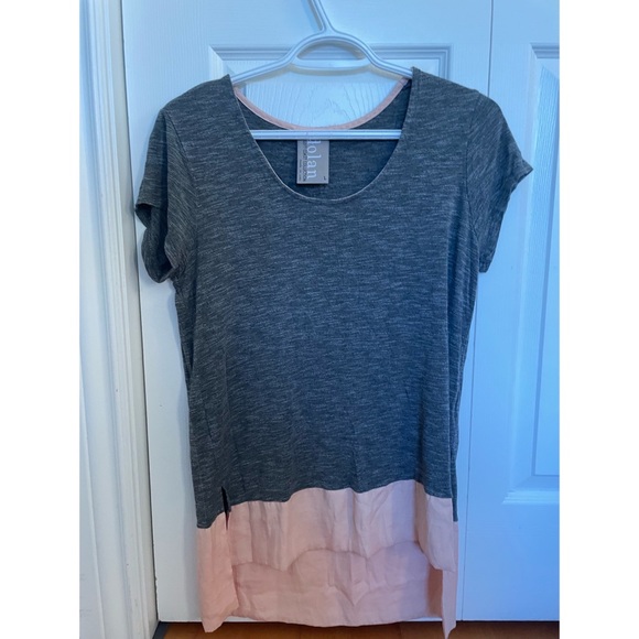 Anthropologie Dolan Left Coast Collection Womens Shirt Colorblock Pipa Tee - Picture 3 of 4
